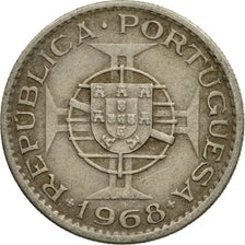 Coin, Angola, 2-1/2 Escudos, 1968, EF(40-45), Copper-nickel, KM:77