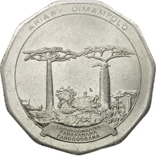 Coin, Madagascar, 50 Ariary, 2005, Royal Canadian Mint, EF(40-45), Stainless