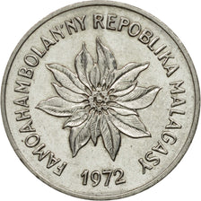 Coin, Madagascar, 5 Francs, Ariary, 1972, Paris, EF(40-45), Stainless Steel