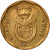 Coin, South Africa, 20 Cents, 2008, Pretoria, EF(40-45), Bronze Plated Steel
