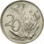 Coin, South Africa, 20 Cents, 1984, EF(40-45), Nickel, KM:86