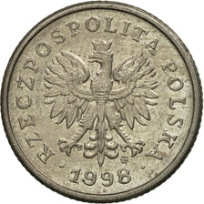 Coin, Poland, 20 Groszy, 1998, Warsaw, EF(40-45), Copper-nickel, KM:280