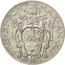 VATICAN CITY, 2 Lire, 1934, KM #6, MS(63), Nickel, 29, 9.96