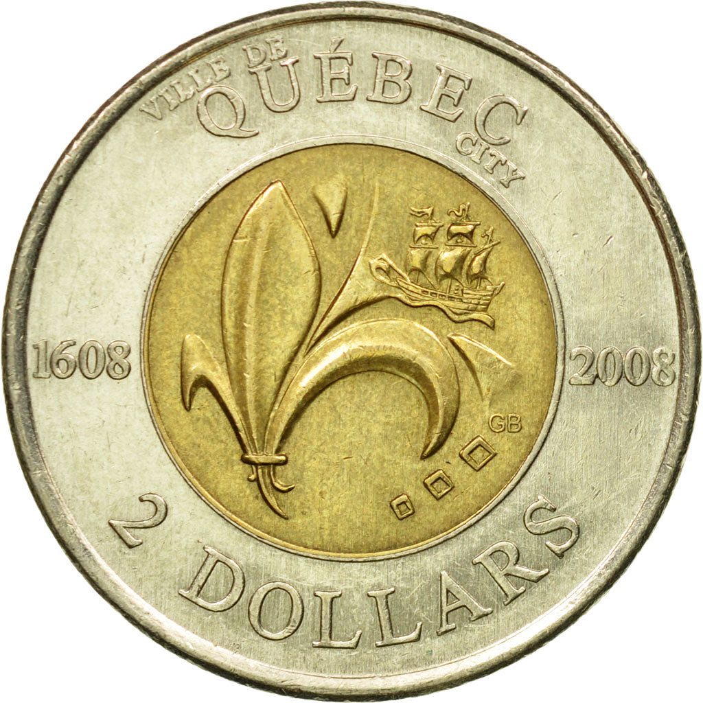 Coin, Canada, Elizabeth II, 2 Dollars, 2008, Royal Canadian Mint, EF(40-45)