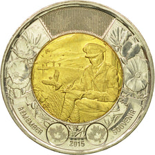 Coin, Canada, 2 Dollars, 2015, Royal Canadian Mint, AU(50-53), Bi-Metallic