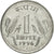Coin, INDIA-REPUBLIC, Rupee, 1996, EF(40-45), Stainless Steel, KM:92.2