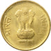 Coin, INDIA-REPUBLIC, 5 Rupees, 2015, EF(40-45), Nickel-brass
