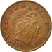 Coin, Great Britain, Elizabeth II, Penny, 2008, EF(40-45), Copper Plated Steel