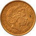 Coin, Great Britain, Elizabeth II, Penny, 2010, EF(40-45), Copper Plated Steel