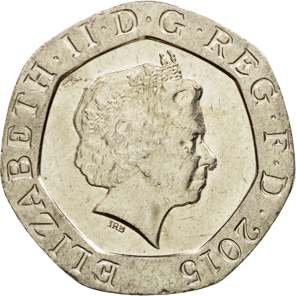Coin, Great Britain, 20 Pence, 2015, EF(40-45), Copper-nickel