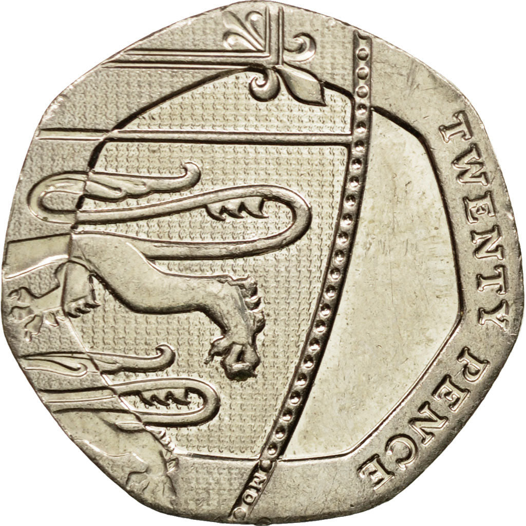 Coin, Great Britain, 20 Pence, 2015, EF(40-45), Copper-nickel