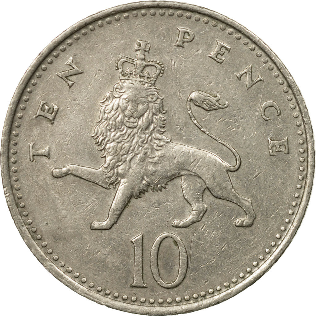 Coin, Great Britain, Elizabeth II, 10 Pence, 1992, EF(40-45), Copper-nickel