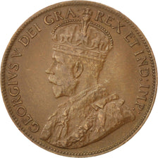 CANADA, Cent, 1920, Royal Canadian Mint, KM #21, AU(50-53), Bronze, 25.5, 5.64