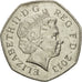 Coin, Great Britain, Elizabeth II, 50 Pence, 2013, EF(40-45), Copper-nickel
