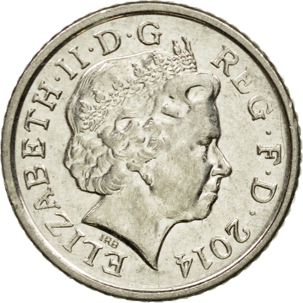 Coin, Great Britain, 5 New Pence, 2014, EF(40-45), Copper-nickel