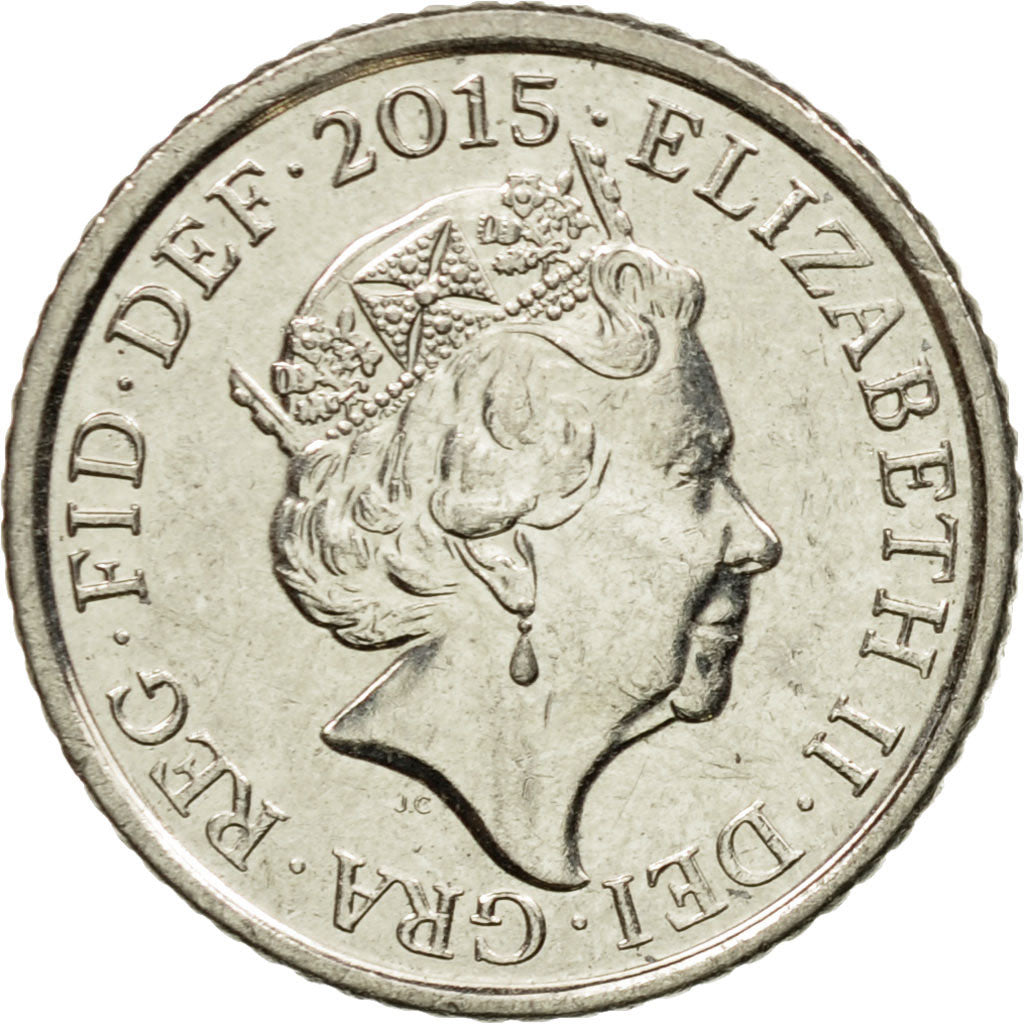 Coin, Great Britain, 5 New Pence, 2015, EF(40-45), Copper-nickel
