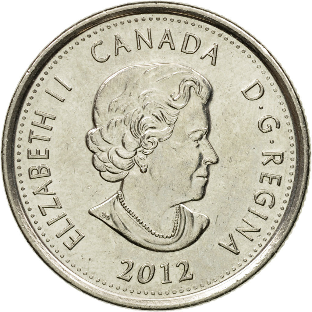 Coin, Canada, Elizabeth II, 25 Cents, 2012, Royal Canadian Mint, EF(40-45)