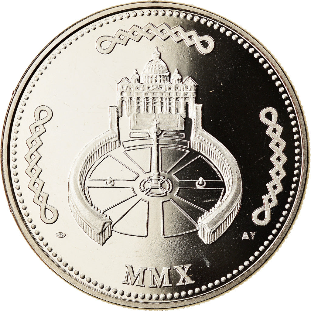 Vaticano, Medal, Benoit XVI, 2010, MS(65-70), Cobre-níquel