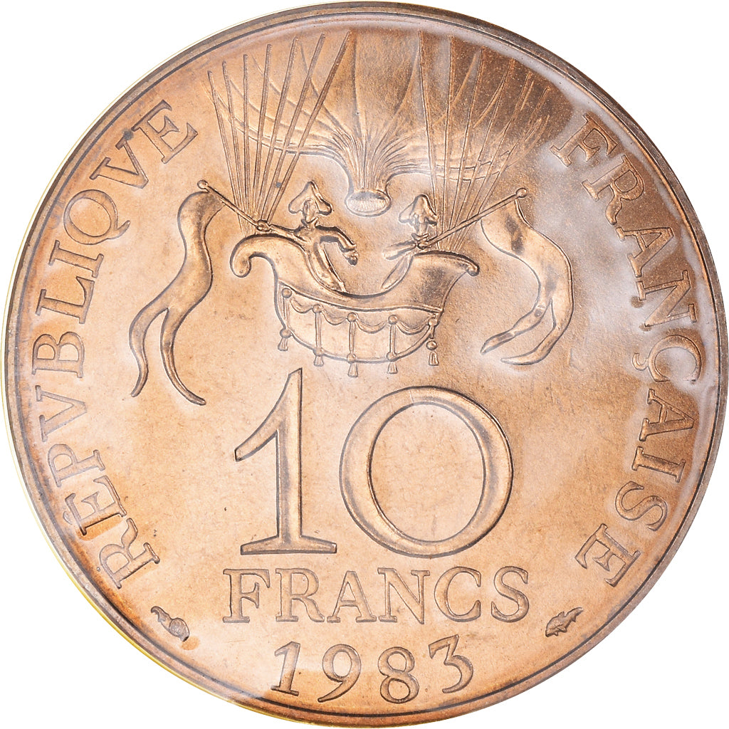 Monnaie, France, La conquête, 10 Francs, 1983, FDC, FDC, Nickel-Bronze