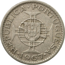 Coin, Angola, 2-1/2 Escudos, 1967, EF(40-45), Copper-nickel, KM:77