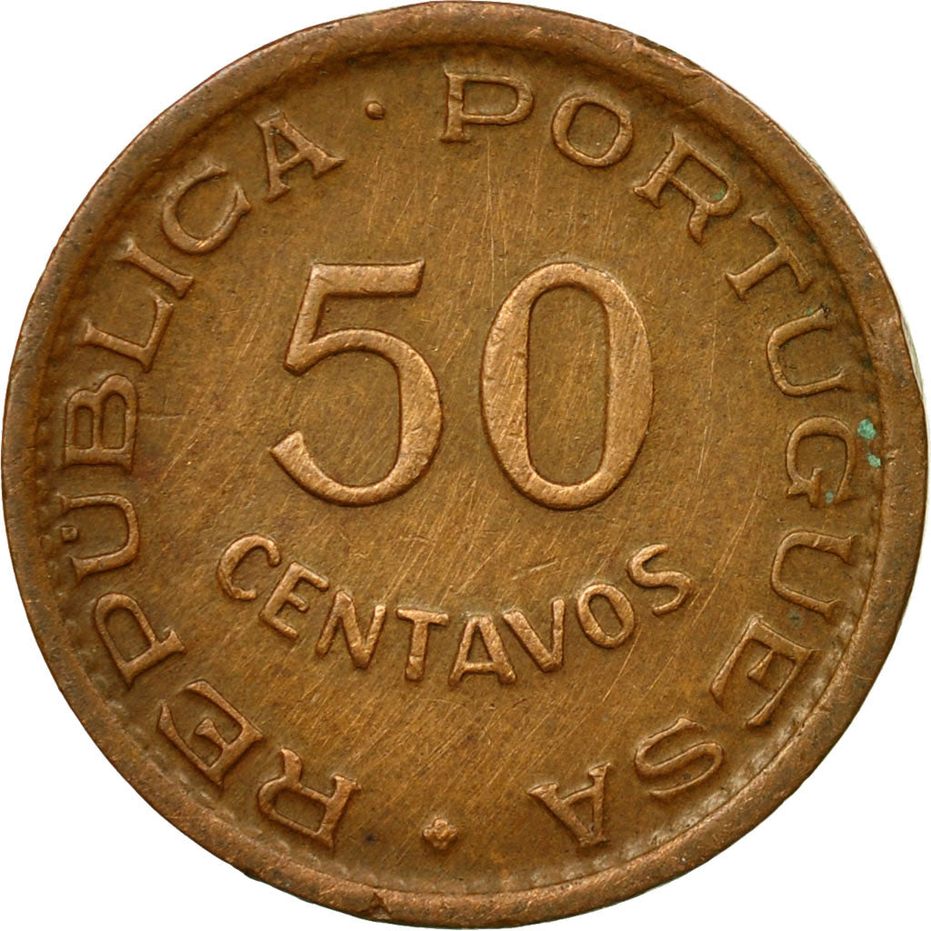 Monnaie, Angola, 50 Centavos, 1961, TTB, Bronze, KM:75