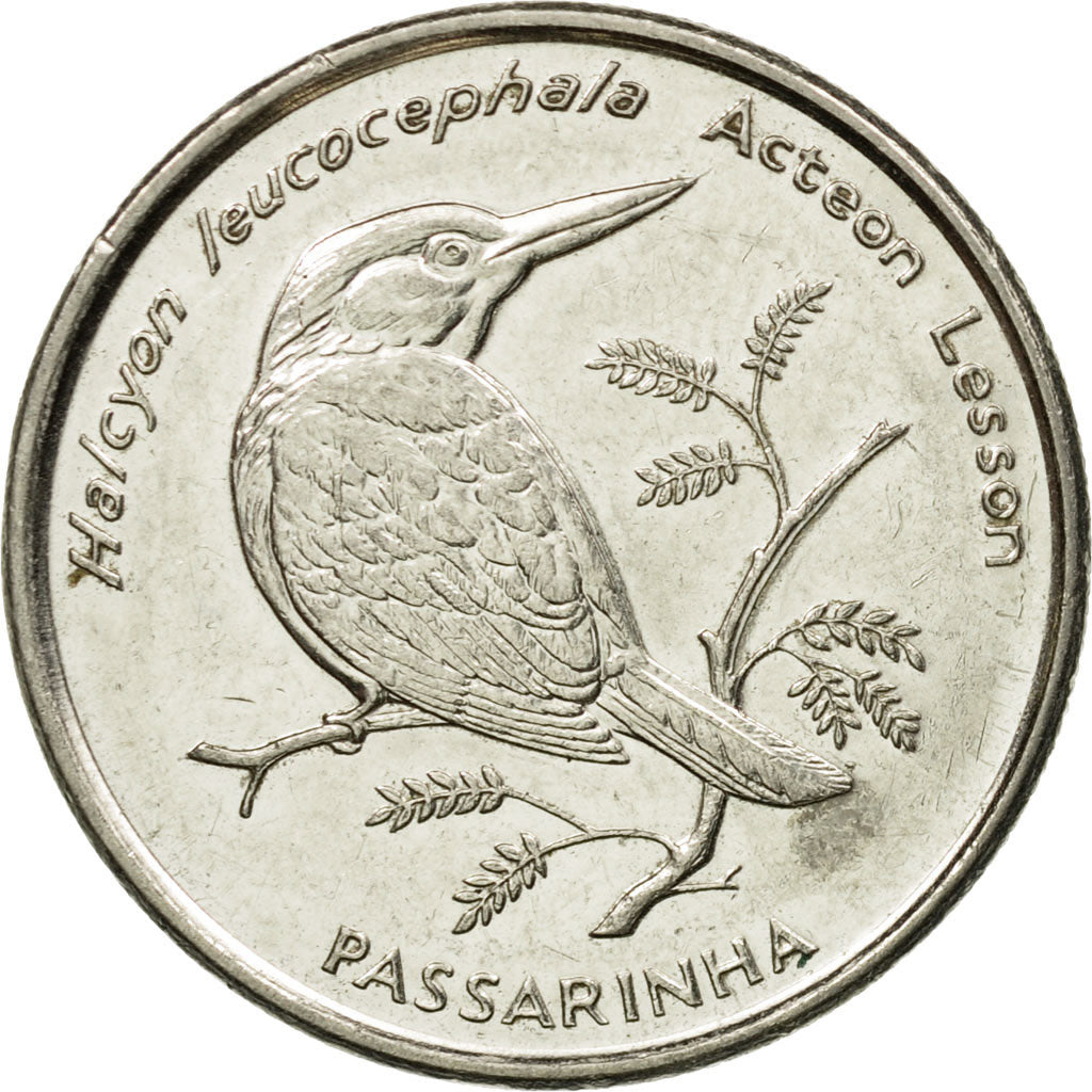 Coin, Cape Verde, 10 Escudos, 1994, EF(40-45), Nickel plated steel, KM:29