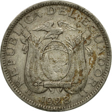 Coin, Ecuador, 10 Centavos, Diez, 1928, VF(30-35), Nickel, KM:70
