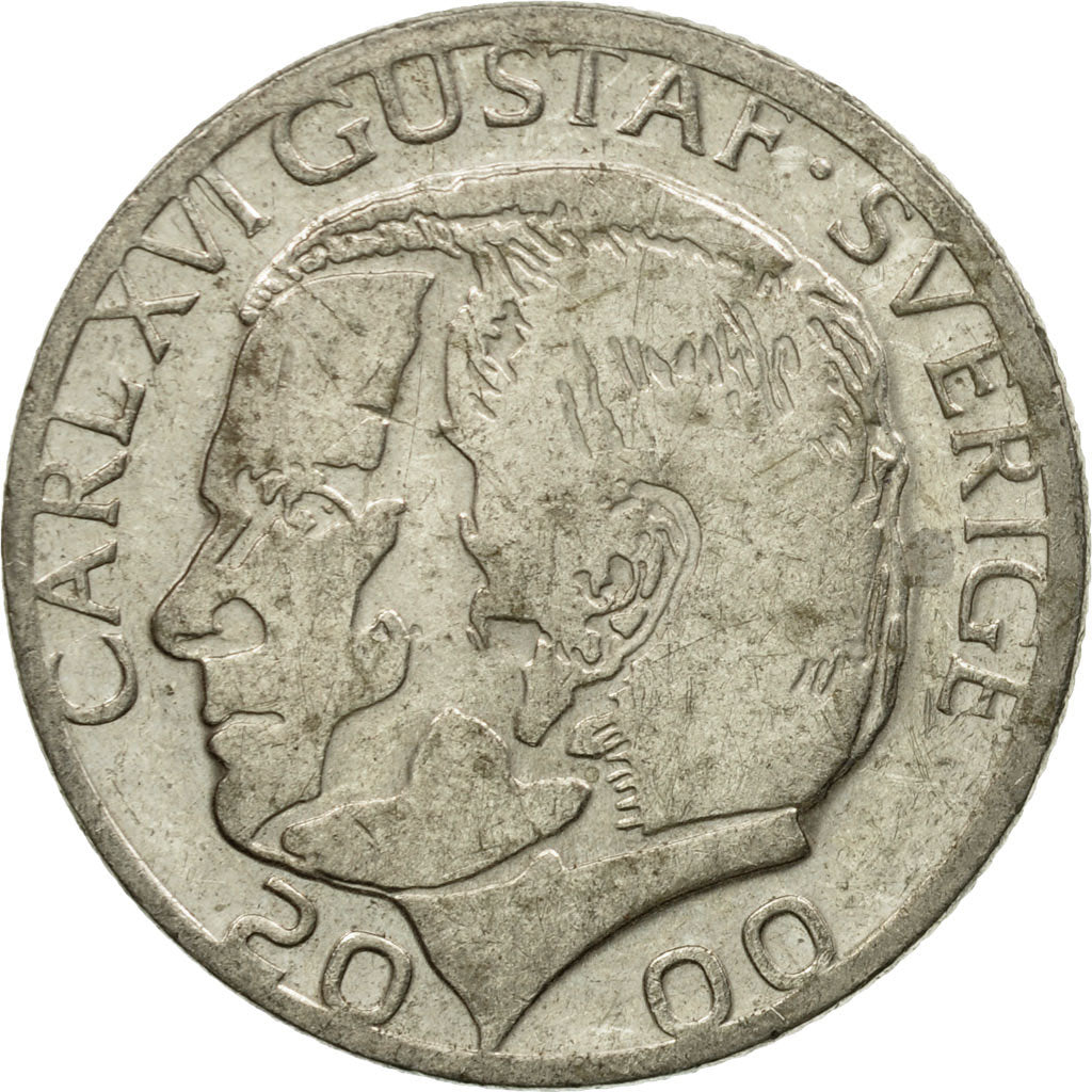 Moneta, Svezia, Carl XVI Gustaf, Krona, 2000, BB, Rame-nichel, KM:852a