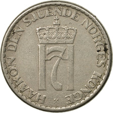 Münze, Norwegen, Haakon VII, Krone, 1957, SS, Copper-nickel, KM:397.2