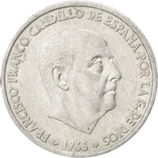 SPAIN, 50 Centimos, 1968, KM #795, AU(50-53), Aluminum, 20, 0.97