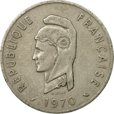 Moneta, AFARS E ISSAS FRANCESI, 100 Francs, 1970, Paris, BB, Rame-nichel, KM:19