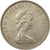 Coin, Jersey, Elizabeth II, 10 New Pence, 1968, EF(40-45), Copper-nickel, KM:33