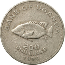 Coin, Uganda, 200 Shillings, 1998, Royal Canadian Mint, VF(30-35)