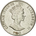 Coin, Cayman Islands, Elizabeth II, 25 Cents, 1992, British Royal Mint