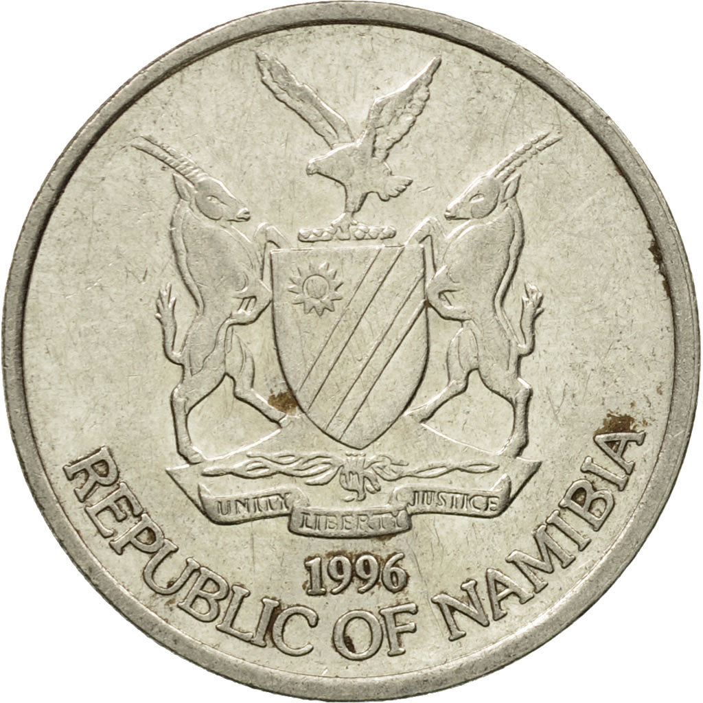Monnaie, Namibia, 10 Cents, 1996, Vantaa, TTB, Nickel plated steel, KM:2