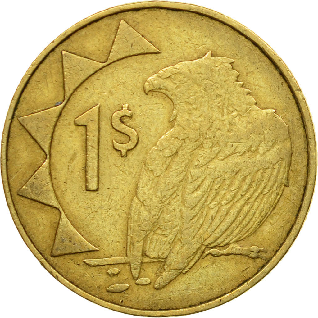Monnaie, Namibia, Dollar, 1993, Vantaa, TTB, Laiton, KM:4