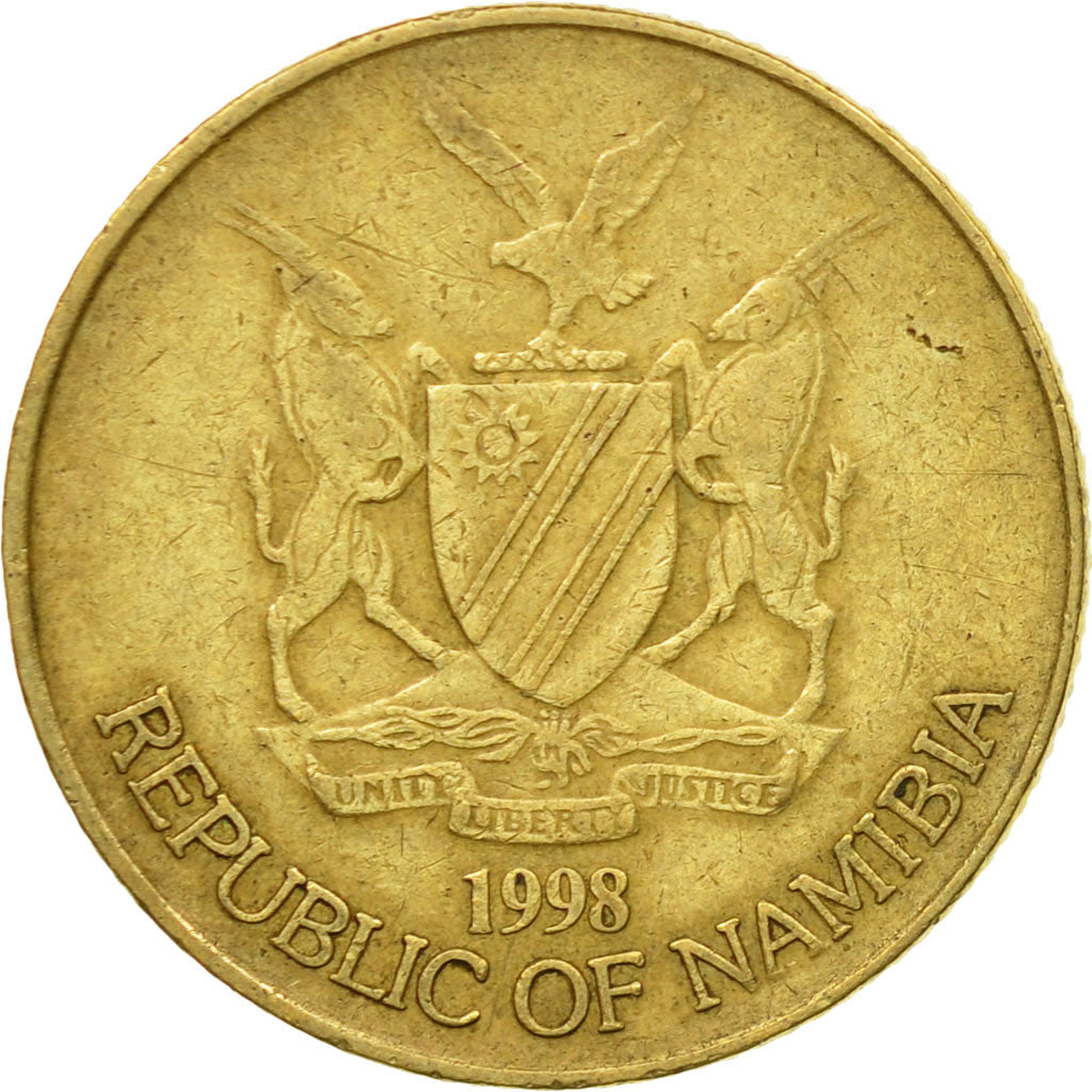 Monnaie, Namibia, Dollar, 1998, Vantaa, TTB, Laiton, KM:4