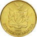 Coin, Namibia, Dollar, 2002, Vantaa, EF(40-45), Brass, KM:4