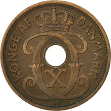 DENMARK, 5 Ore, 1928, Copenhagen, KM #828.2, VF(30-35), Bronze, 7.54