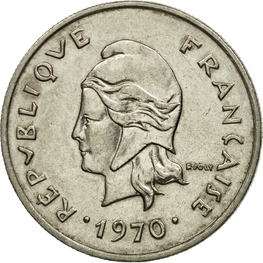 Monnaie, Nouvelle-Calédonie, 10 Francs, 1970, Paris, TTB, Nickel, KM:5