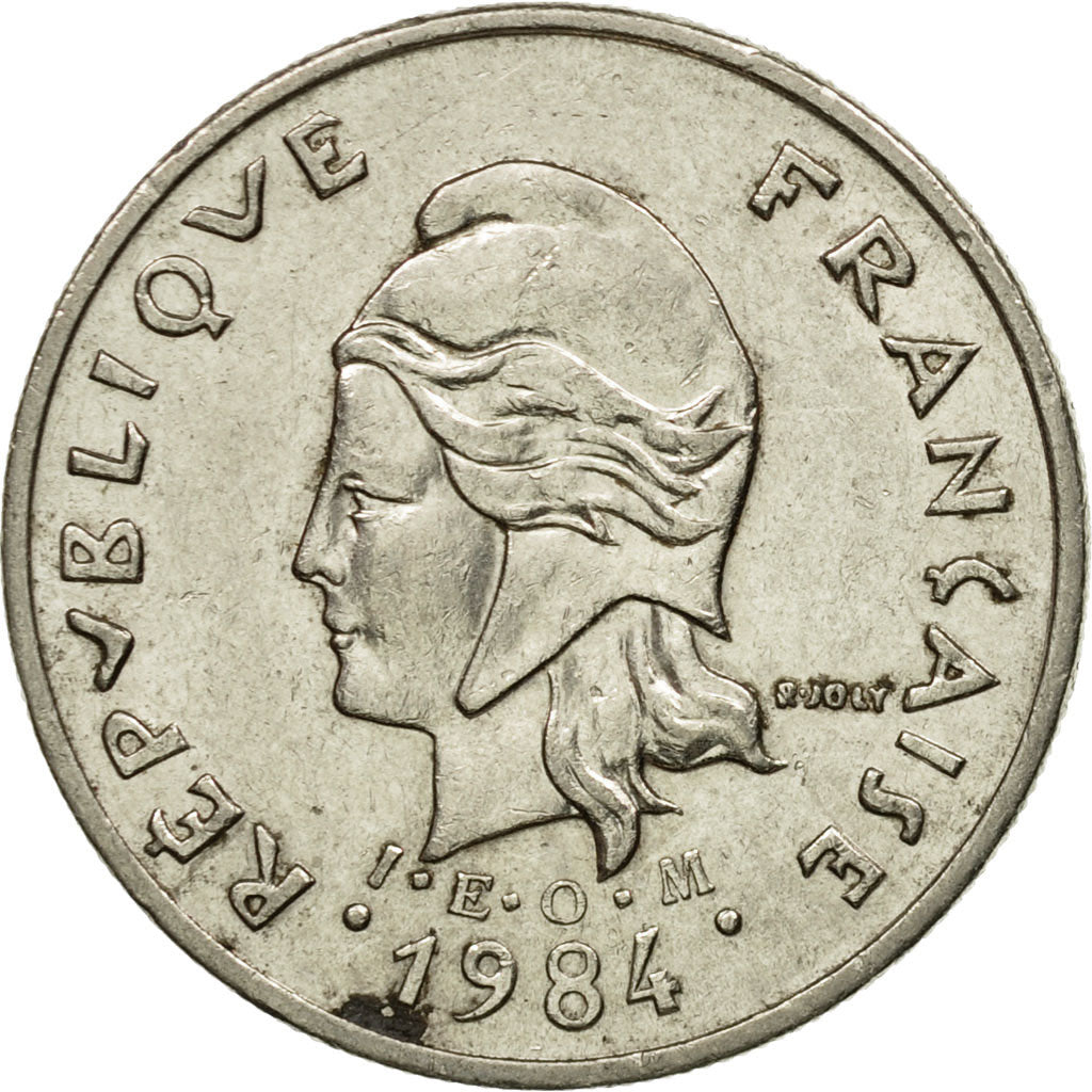 Coin, French Polynesia, 10 Francs, 1984, Paris, EF(40-45), Nickel, KM:8