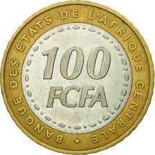 Coin, Central African States, 100 Francs, 2006, Paris, EF(40-45), Bi-Metallic
