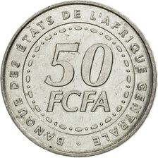 Coin, Central African States, 50 Francs, 2006, Paris, EF(40-45), Stainless
