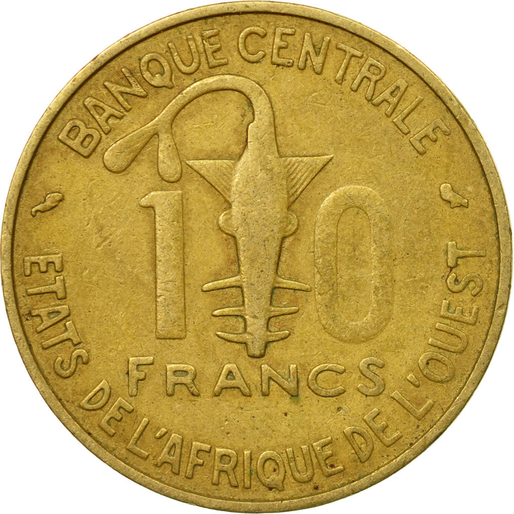 Coin, West African States, 10 Francs, 1969, Paris, EF(40-45)