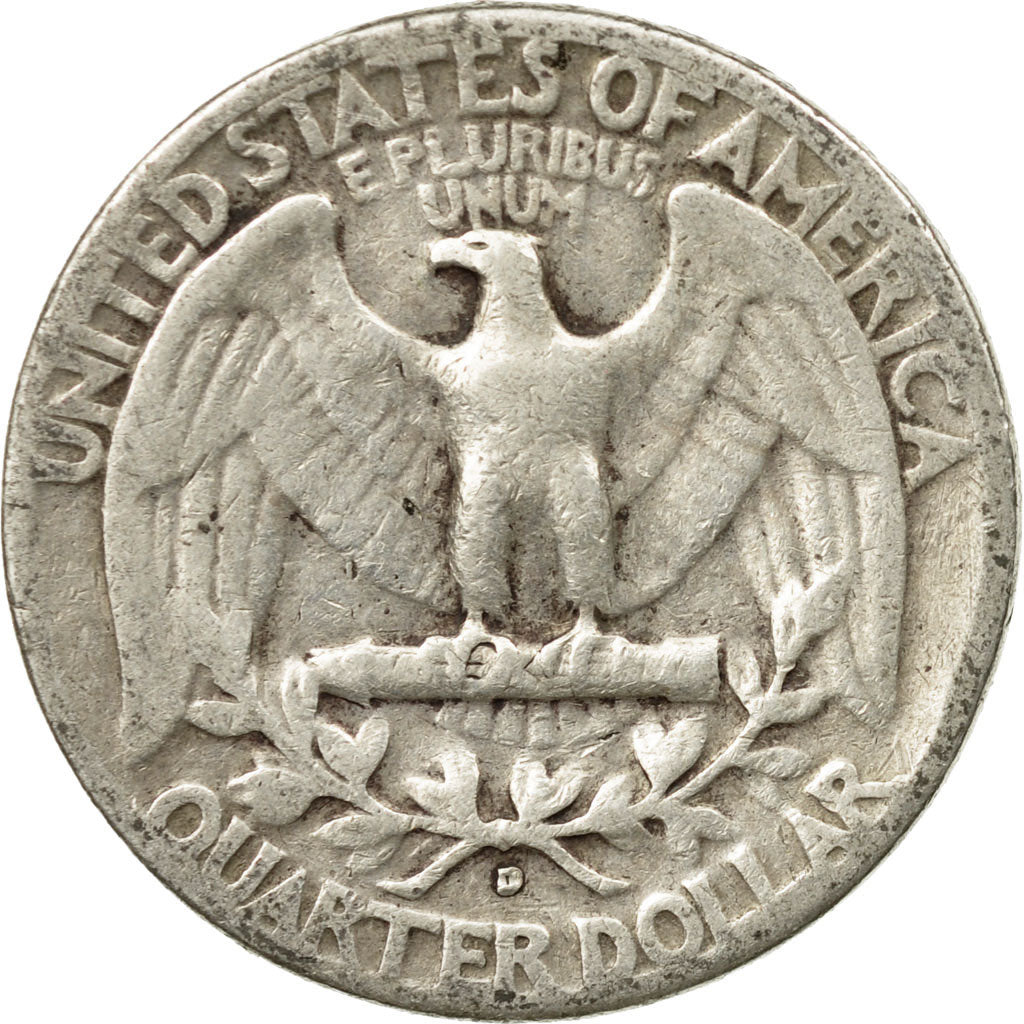 Coin, United States, Washington Quarter, Quarter, 1952, U.S. Mint, Denver