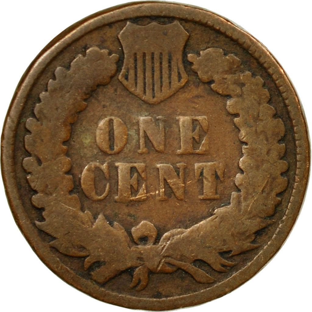 Coin, United States, Indian Head Cent, Cent, 1880, U.S. Mint, Philadelphia