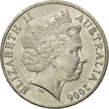 Coin, Australia, Elizabeth II, 20 Cents, 2006, EF(40-45), Copper-nickel, KM:403