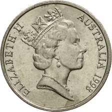 Moneta, Australia, Elizabeth II, 5 Cents, 1998, BB, Rame-nichel, KM:80