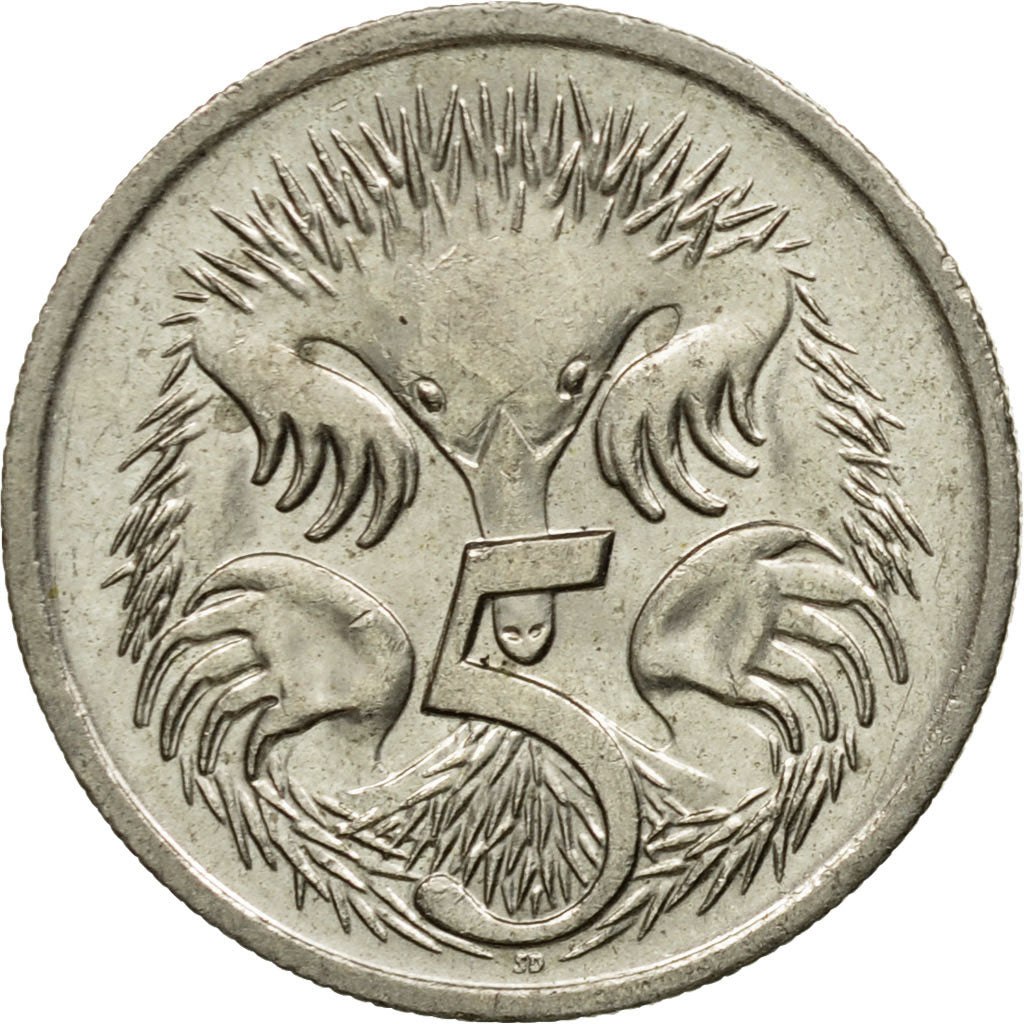 Moneta, Australia, Elizabeth II, 5 Cents, 1998, BB, Rame-nichel, KM:80