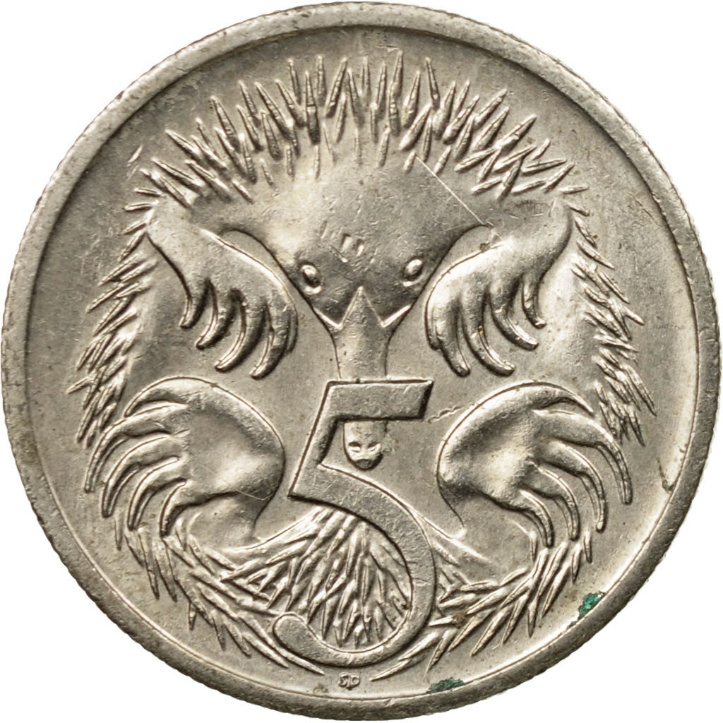 Munten, Australië, Elizabeth II, 5 Cents, 2002, ZF, Copper-nickel, KM:401